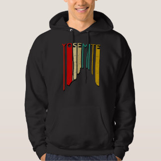 Yosemite Nationalpark Retro Vintager Bergsee-Zaube Hoodie