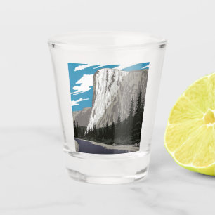 Yosemite-Nationalpark Schnapsglas