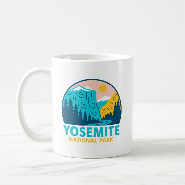 Yosemite Nationalpark, Souvenir Tasse (Links)