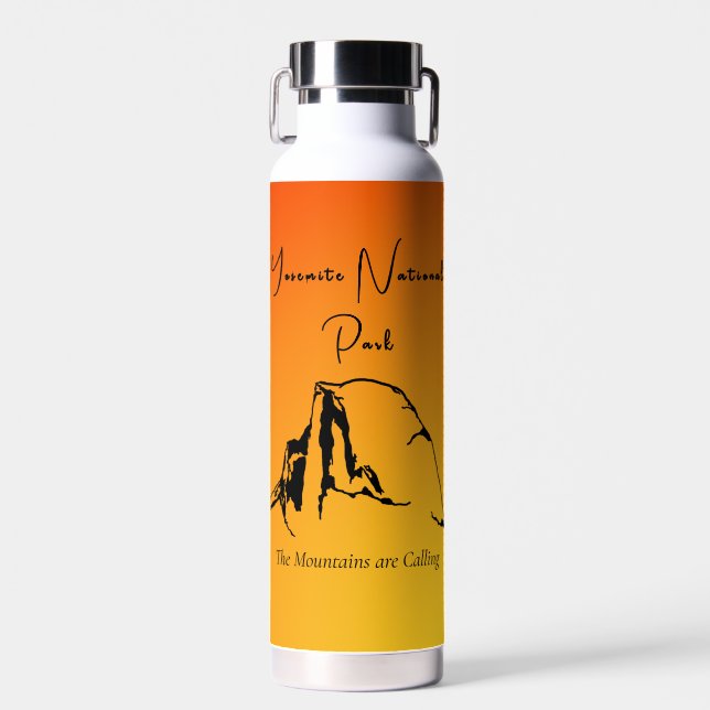 Yosemite Nationalpark Sunset Colors Water Flasche (Vorne)