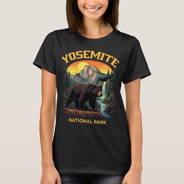 Yosemite-Nationalpark T-Shirt (Vorderseite)