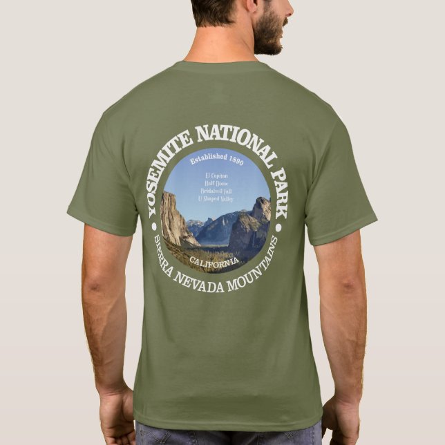 Yosemite-Nationalpark T-Shirt (Rückseite)