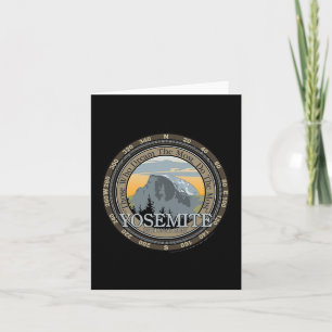 Yosemite Nationalpark T Shirt Wandern T-Shirt Wand Karte