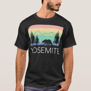 Yosemite Nationalpark Vintag Retro Halb Dome El T-Shirt