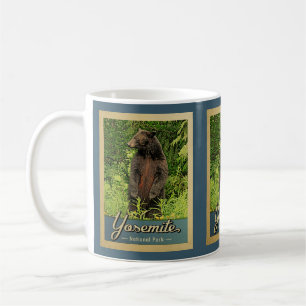 Yosemite-Nationalpark Vintage-Bär Kaffeetasse