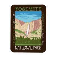 Yosemite Nationalpark Wasserfall Rückstand