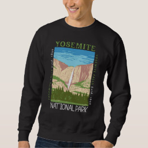 Yosemite Nationalpark Wasserfall Rückstand Sweatshirt