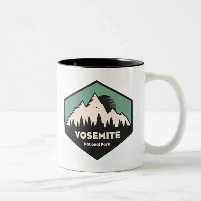 Yosemite-Nationalpark Zweifarbige Tasse (Rechts)