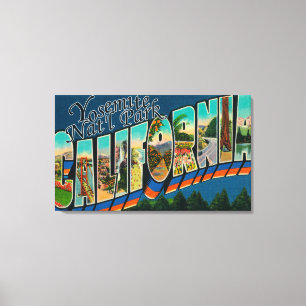 Yosemite Nat'l Park, Kalifornien Leinwanddruck