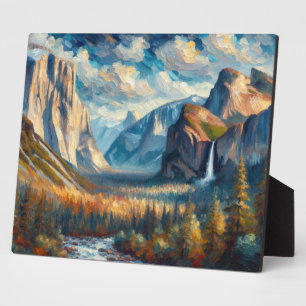 Yosemite-Ölgemälde Fotoplatte