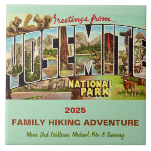 Yosemite-Park-Erinnerungskachel Fliese