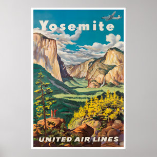 Yosemite Poster Nationalparks Kunst Vereinigte Rei