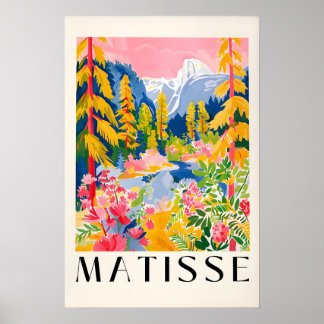 Yosemite Poster, Waldmalerei, Nationalpark Po Poster