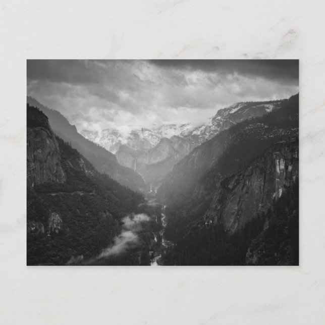 Yosemite Postkarte (Vorderseite)