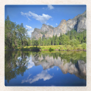 Yosemite-Reflexion Glasuntersetzer