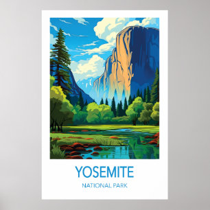 Yosemite-Reiseposter Nationalpark-Kunst Poster