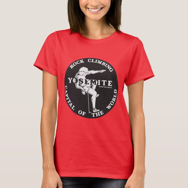 Yosemite Rock Climbing T - Shirt (Vorderseite)