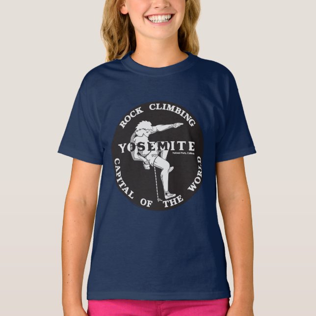 Yosemite Rock Climbing T - Shirt (Vorderseite)