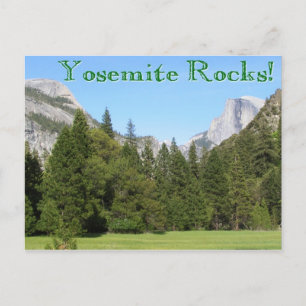 Yosemite Rocks! Postkarte