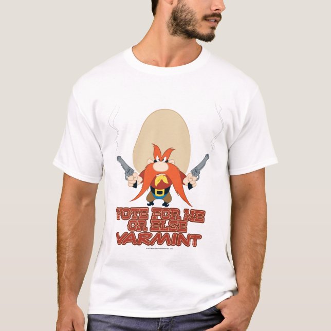 Yosemite Sam - Abstimmung für mich oder Else Varmi T-Shirt (Vorderseite)