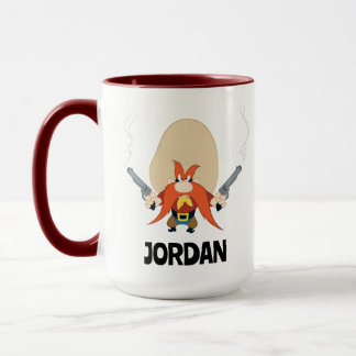 Yosemite Sam Back Off | Name hinzufügen Tasse
