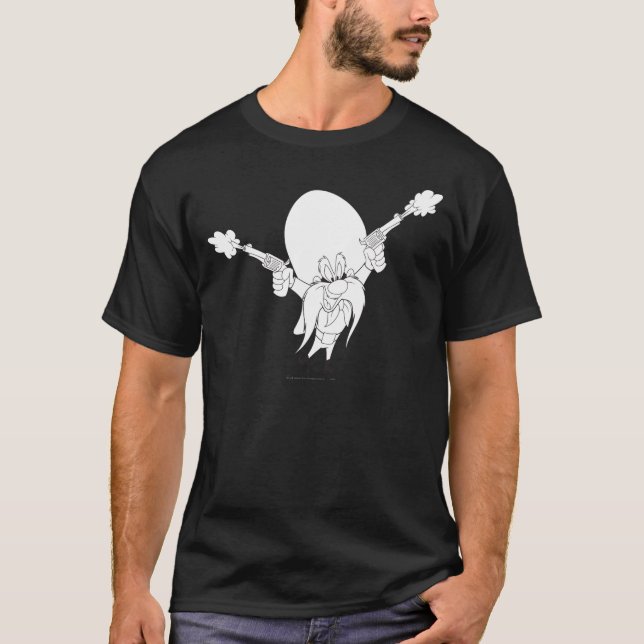 YOSEMITE SAM™ Gewehre Blasieren T-Shirt (Vorderseite)