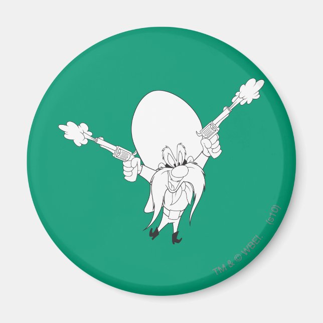 Yosemite Sam Guns Blade Magnet (Vorne)