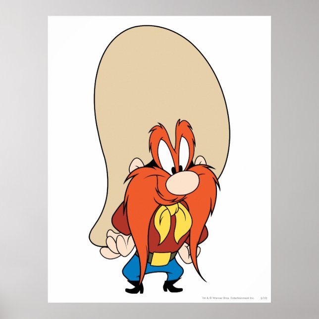 Yosemite Sam Hands auf Hips Poster (Vorne)
