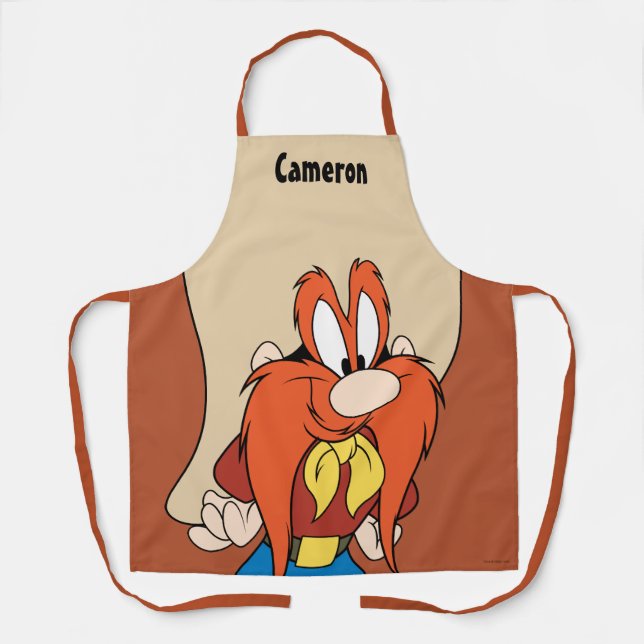 Yosemite Sam Hands auf Hips Schürze (Vorderseite)