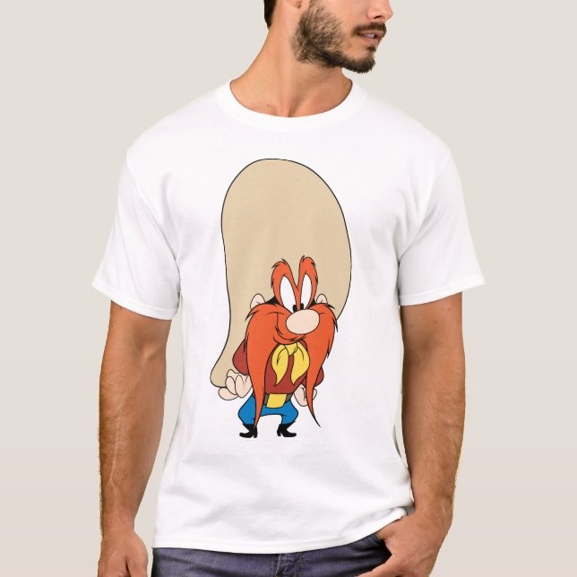 Yosemite Sam Hands auf Hips T-Shirt (Vorderseite)