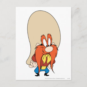 Yosemite Sam Hands auf Hüften Postkarte