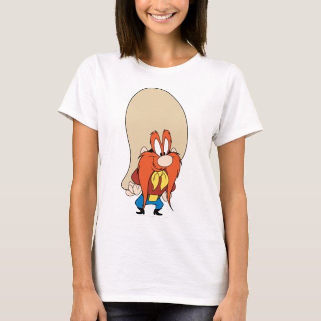 Yosemite Sam Hands auf Hüften T-Shirt (Vorderseite)