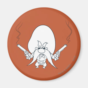 Yosemite Sam Rauchpistolen Magnet