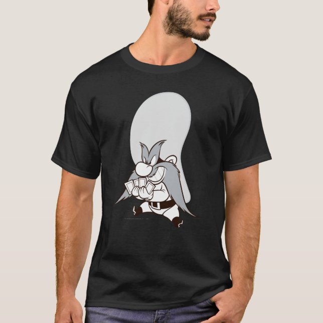 Yosemite Sam Spielkarten T-Shirt (Vorderseite)