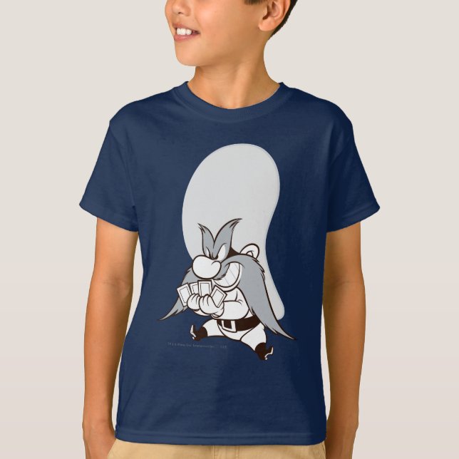 Yosemite Sam Spielkarten T-Shirt (Vorderseite)