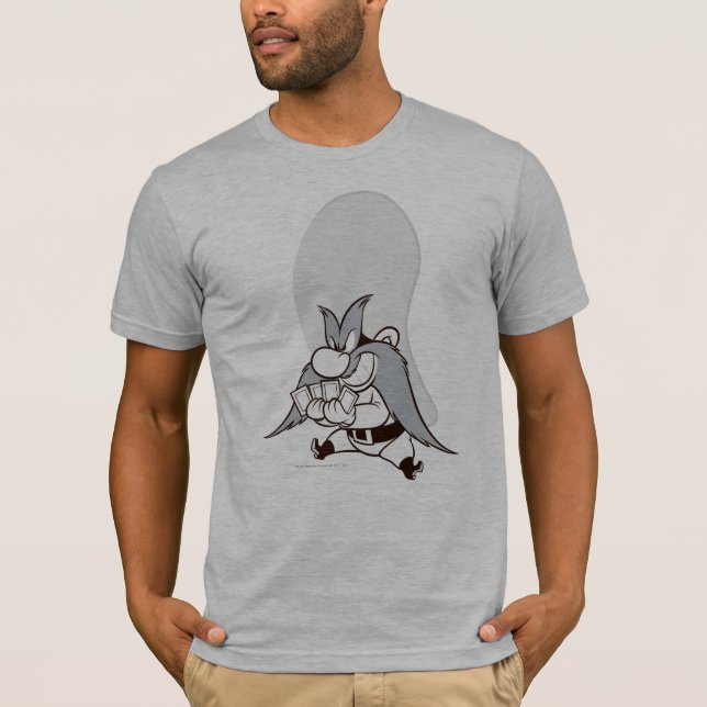 Yosemite Sam Spielkarten T-Shirt (Vorderseite)
