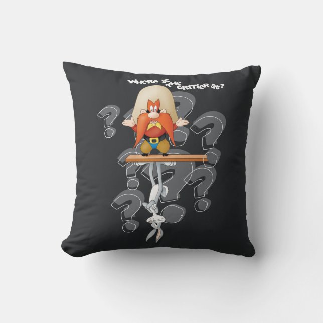 Yosemite Sam sucht nach "Critter" BUGS BUNNY™ Kissen (Vorderseite)