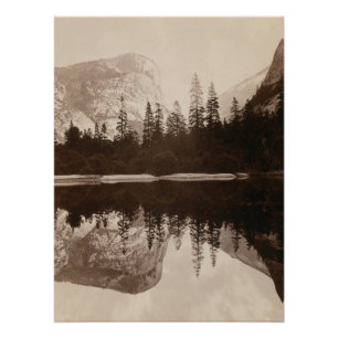 Yosemite - Spiegel Lake - Nationalpark Poster