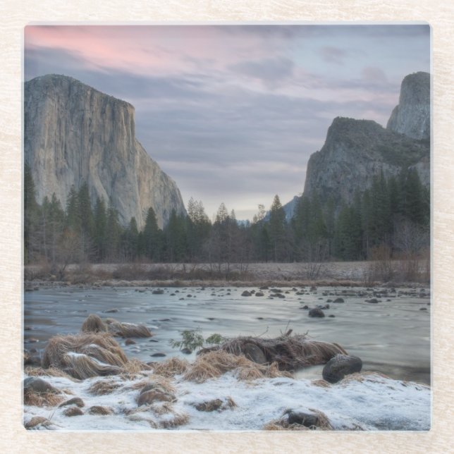 Yosemite-Tal Glasuntersetzer (Vorderseite)