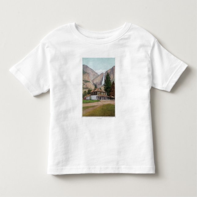 Yosemite-Tal-Speicher und Post Kleinkind T-shirt (Vorderseite)