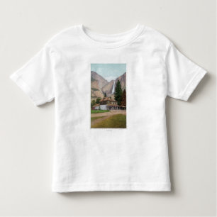 Yosemite-Tal-Speicher und Post Kleinkind T-shirt