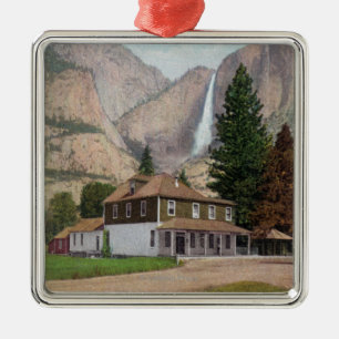 Yosemite-Tal-Speicher und Post Ornament Aus Metall