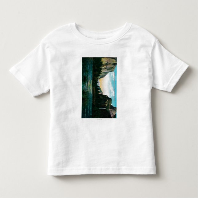 Yosemite-Tal von der Brautschleier-Wiese Kleinkind T-shirt (Vorderseite)
