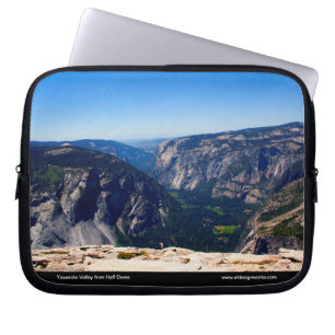 Yosemite-Tal von der halben Haube Laptopschutzhülle