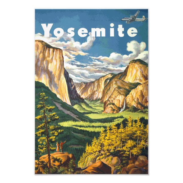 Yosemite Travel Art Fotodruck (Vorne)