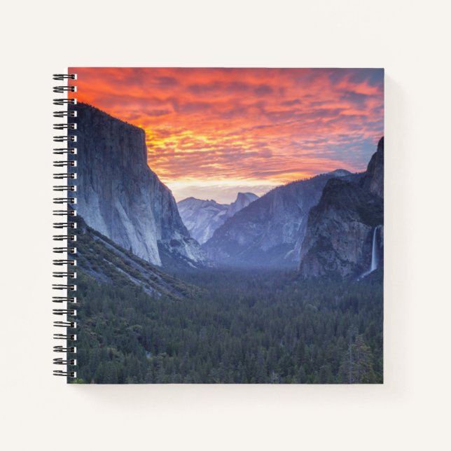 Yosemite Tunnel View Notizbuch (Vorderseite)