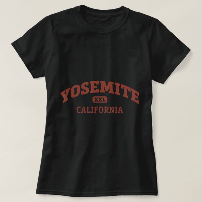 Yosemite Uni Style Rock Climarea Design 9 T-Shirt (Design vorne)