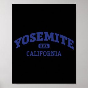 Yosemite Uni Style Rock Climarea Design Poster