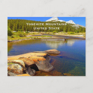 Yosemite United Staat Vintag Tourism Travel Add Postkarte