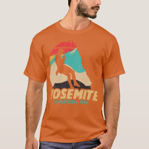 Yosemite US National Park California Rock Climber T-Shirt